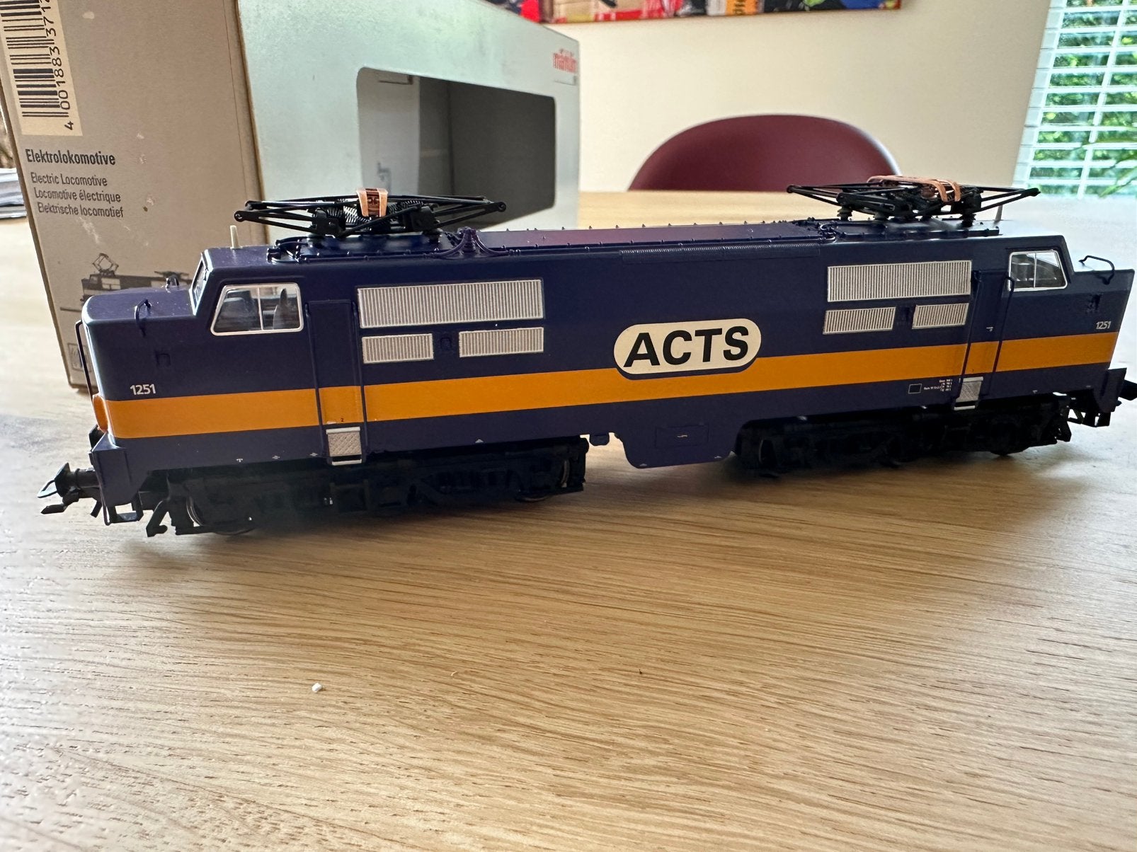 Marklin 37122 NS 1251 ACTS MFX sound in topstaat, Wisselstroom, Locomotief, -, -