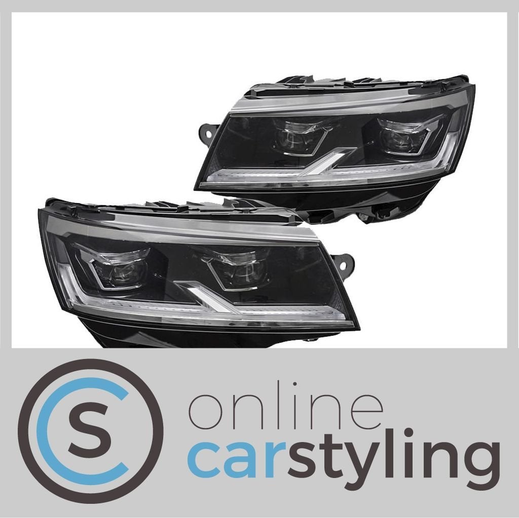 FULL LED Koplampen VW Transporter T6.1 Zwart, -, Volkswagen, -, Nieuw