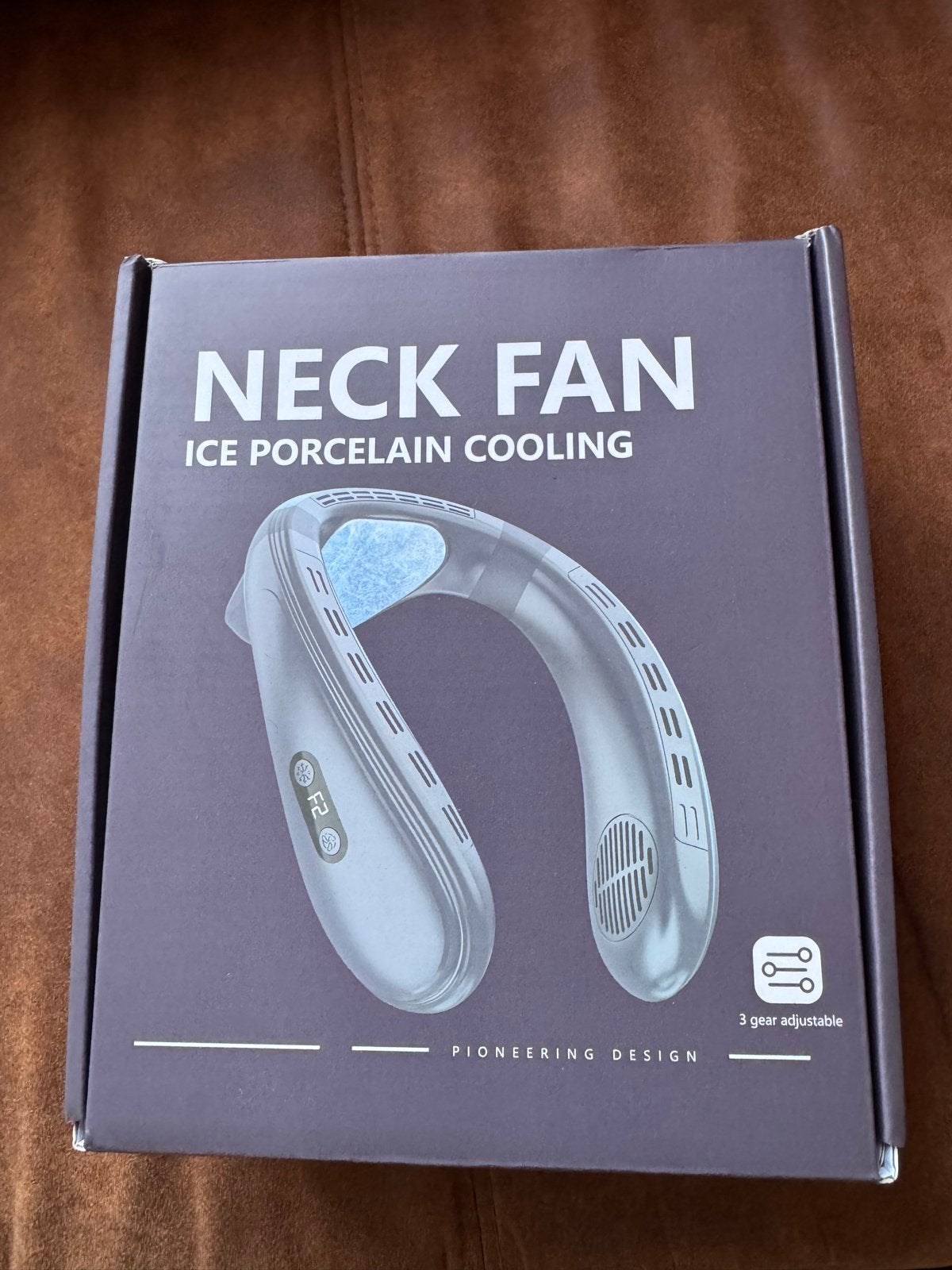 Draagbare Neck Fan met Ice Porcelain Cooling - ZGAN, Ophalen of Verzenden, Zo goed als nieuw, Overige