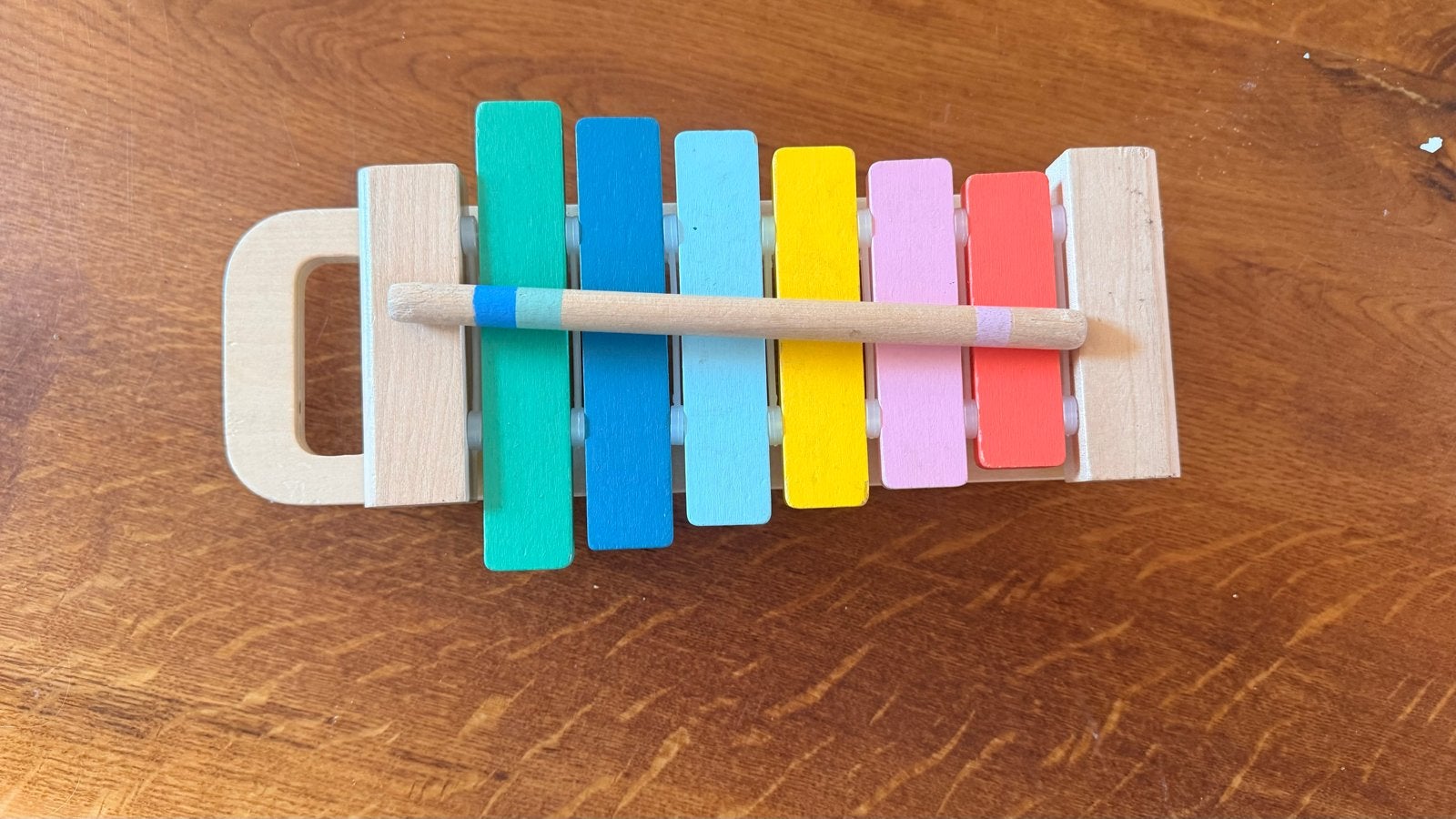 Houten xylofoon van Hema voor baby's en peuters, Ophalen of Verzenden, Zo goed als nieuw, Overige typen, Met geluid