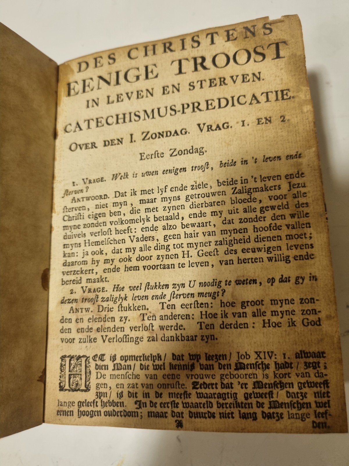 Ds. B.Smytegelt. Des Christens enige troost. Catechismus., Boeken, Ophalen of Verzenden, Gelezen, Christendom | Protestants