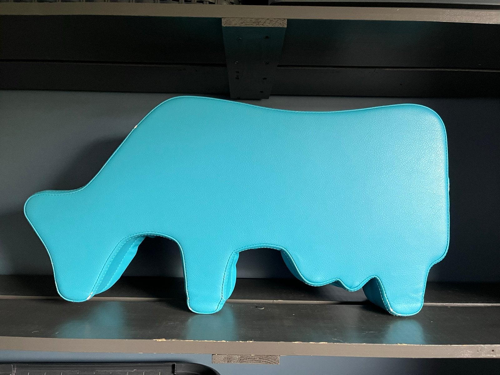 Decoratieve koe van Zuiver - Turquoise, Gebruikt, Blauw, Kunststof, Ophalen of Verzenden