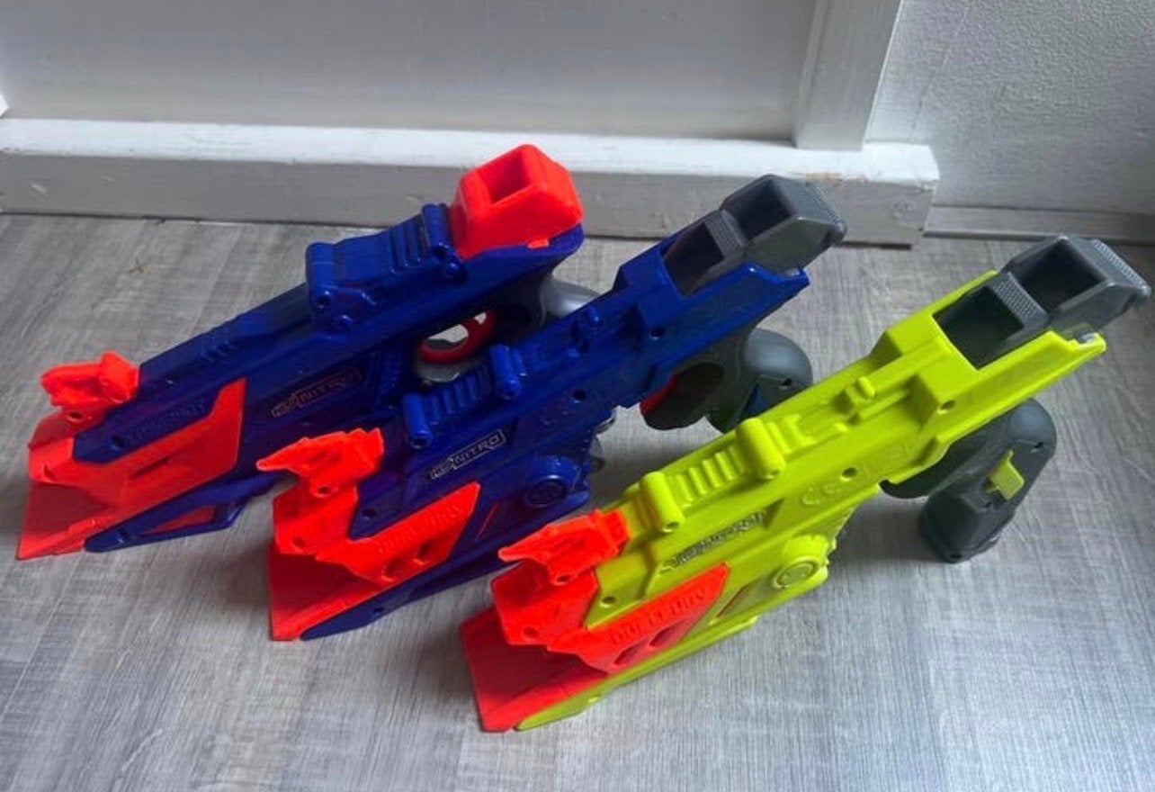 Hot Wheels Nitro Slingshot Blasters - Set van 3, Ophalen of Verzenden, Gebruikt