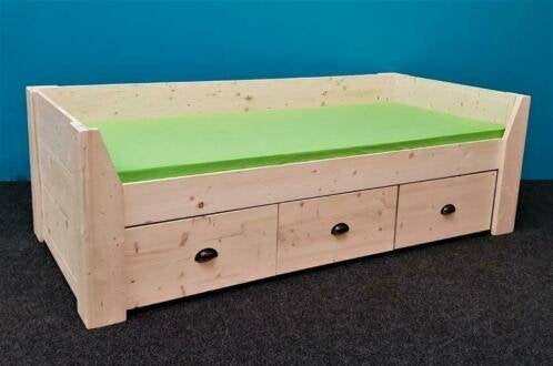 Stoer model bedbank met 3 ruime laden (51cm diep), Kinderen en Baby's, Kinderkamer | Bedden, 85 tot 100 cm, Nieuw, Ophalen of Verzenden