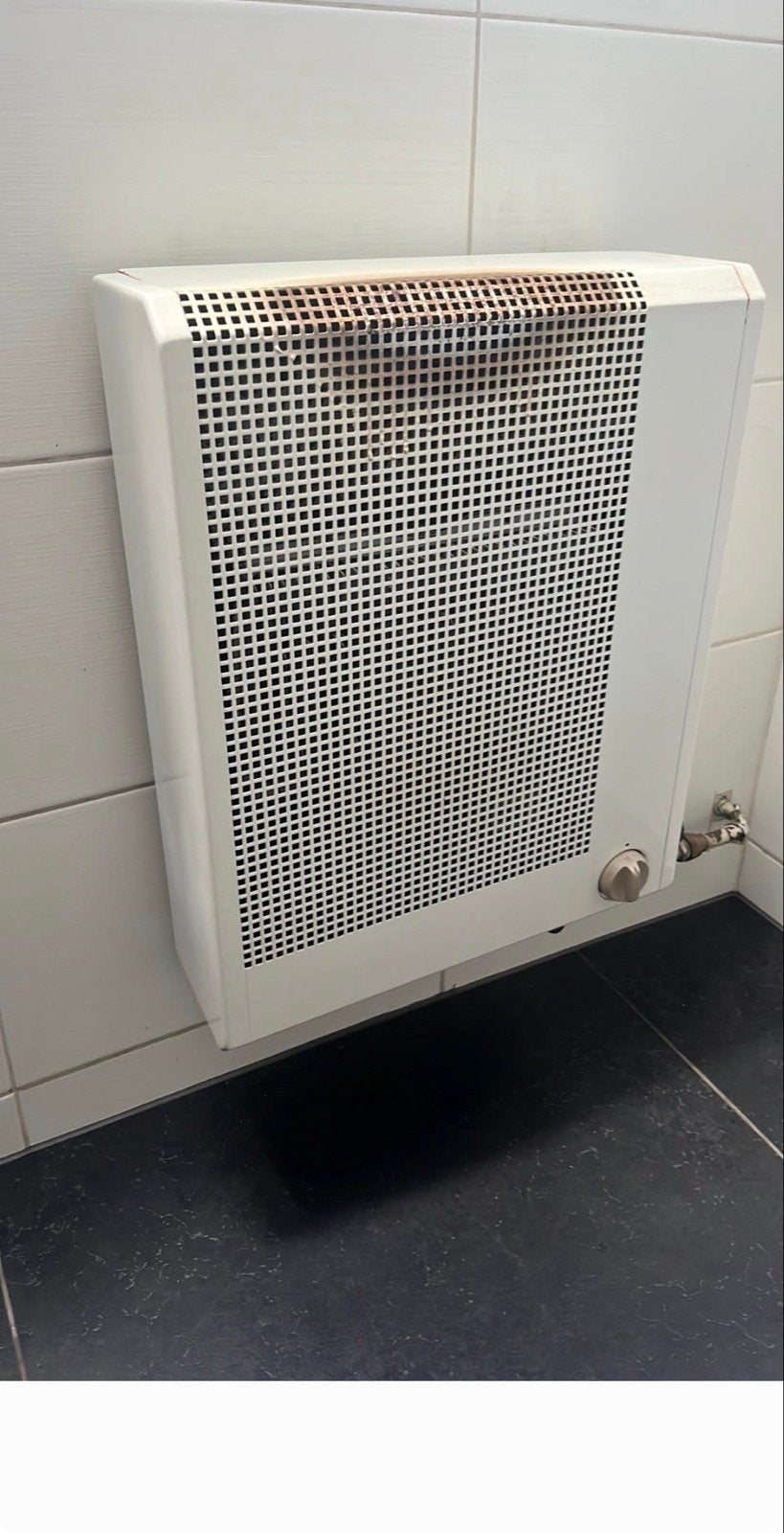 Gebruikt Faber gevelkacheltje (wit), Ophalen, 30 tot 80 cm, Kachel, Minder dan 60 cm