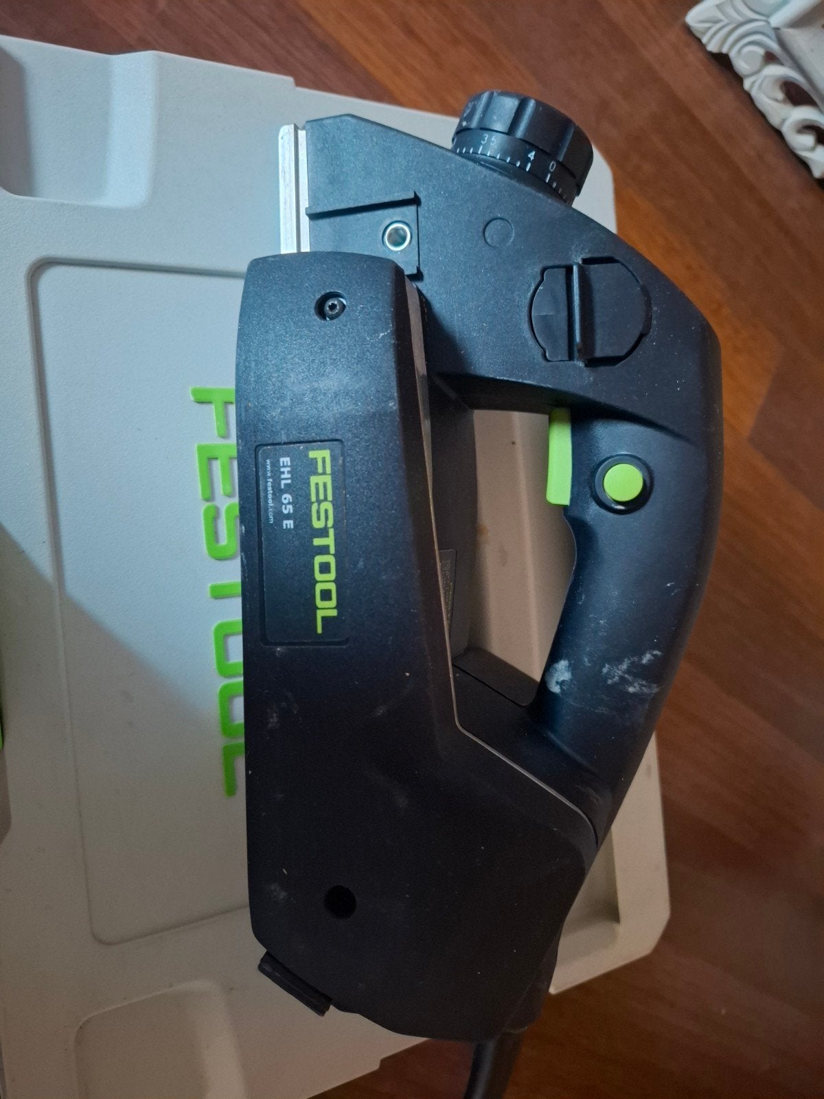 Festool EHL 65 E eenhandsschaafmachine in Systainer, Ophalen, Gebruikt