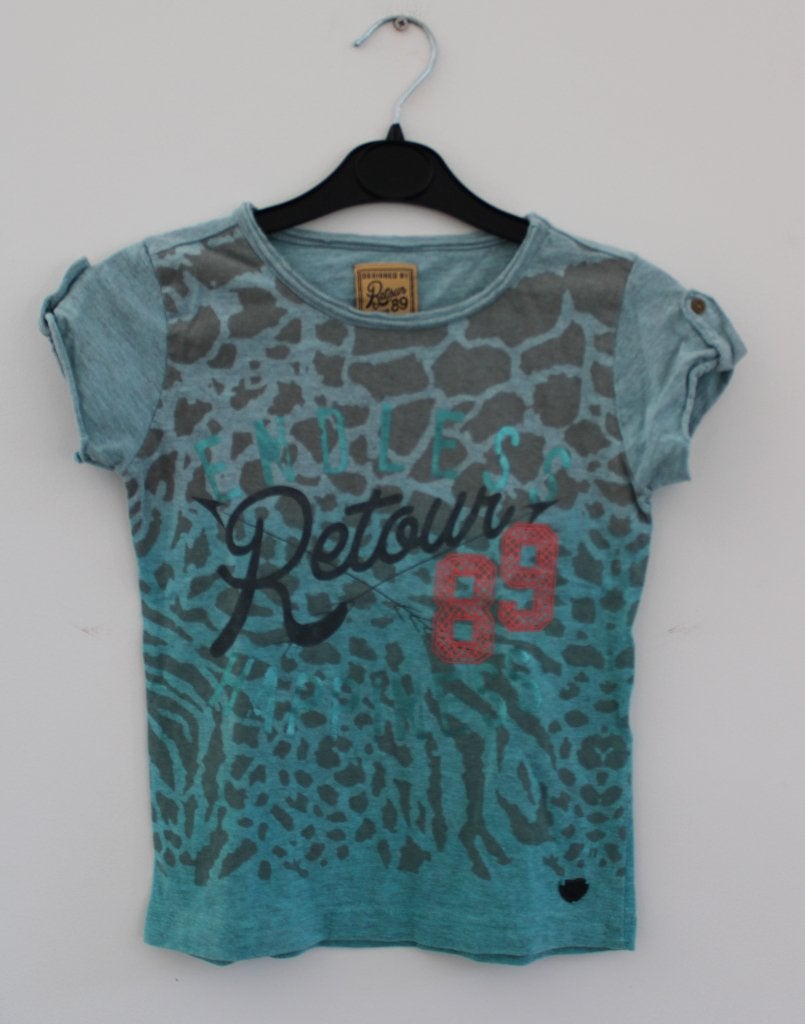 T-shirt van Retour maat 6, Kinderen en Baby's, Kinderkleding | Maat 116, Gebruikt, Meisje, Ophalen of Verzenden, Shirt of Longsleeve