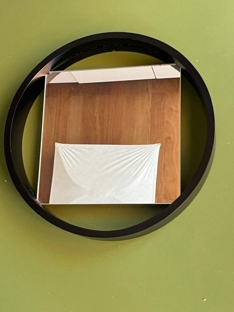 spiegel Benno Premsela  1956, Minder dan 50 cm, Gebruikt, Rond, Ophalen of Verzenden