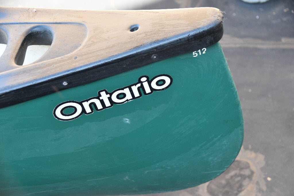 Venture Ontario 152 Canadese kano, Ophalen, Met peddels, Twee personen, Zo goed als nieuw