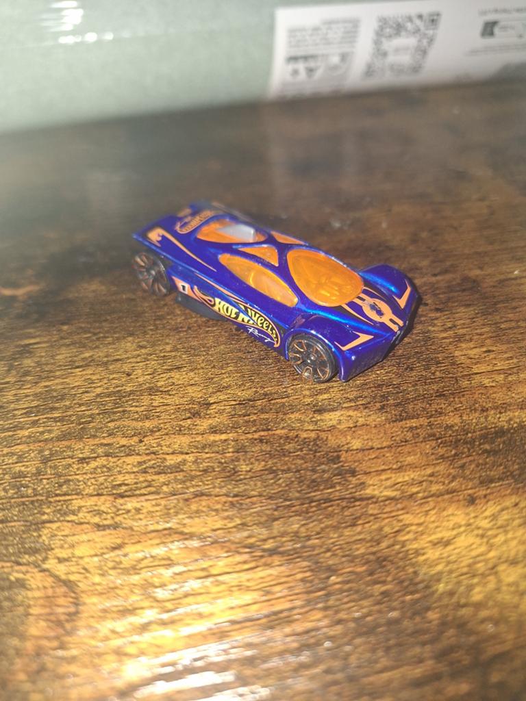 Hot Wheels Kool Kombi - Blauw/Oranje Speelgoedauto, Ophalen, Gebruikt
