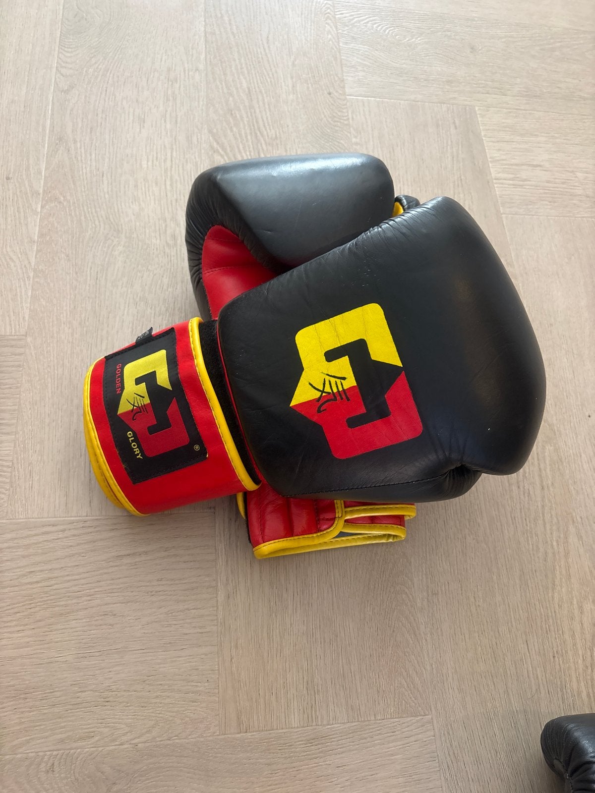 Bokshandschoenen Golden Glory, Ophalen, Gebruikt, Overige, Vechtsportbescherming