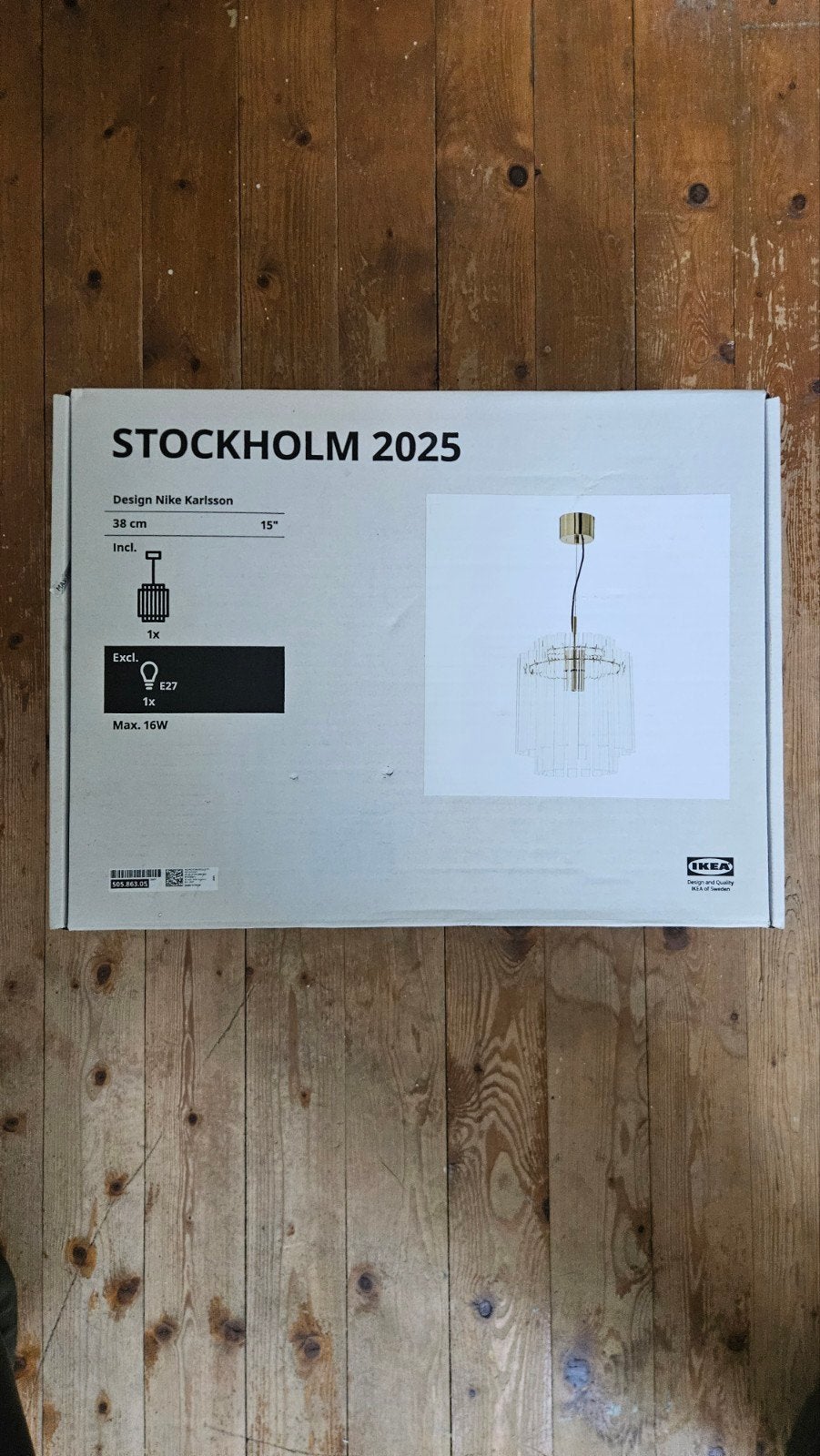 IKEA STOCKHOLM 2025 Hanglamp, Ophalen