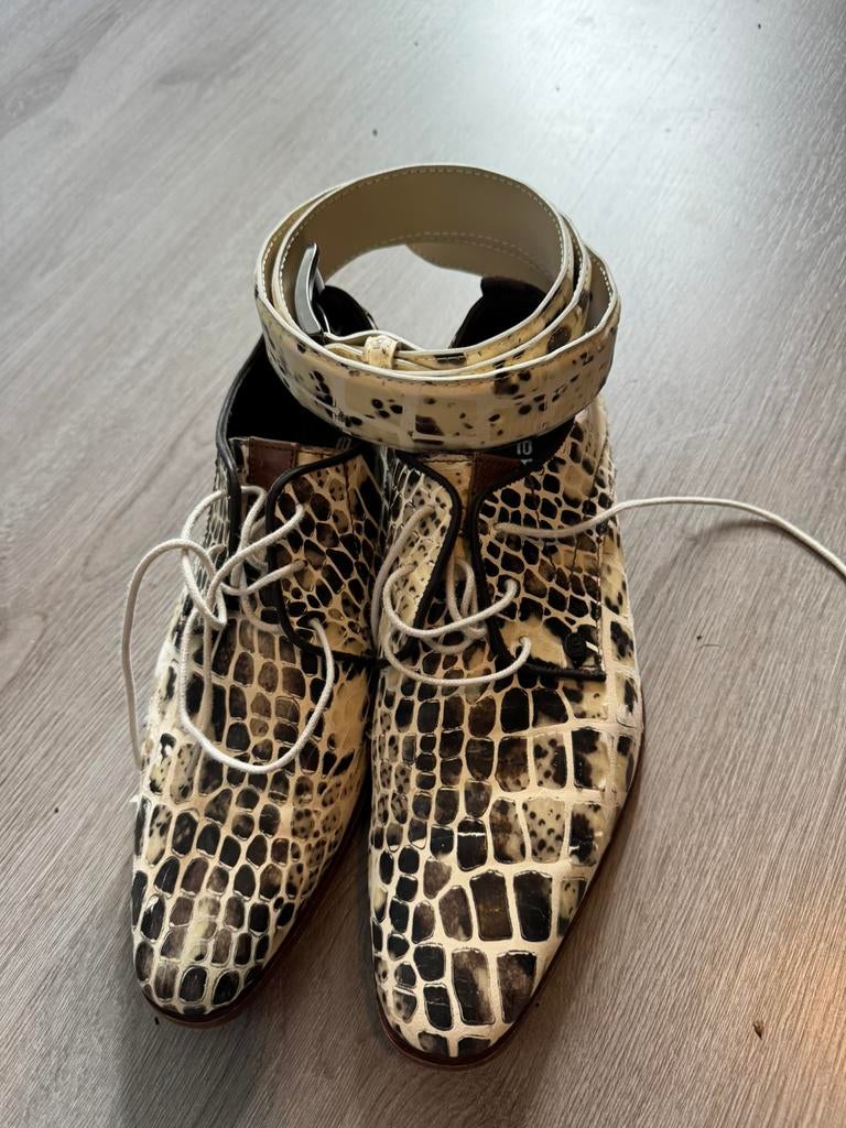 Rehab 41 veterschoen met bijpassende riem, Ophalen, Overige kleuren, Gedragen, Veterschoenen