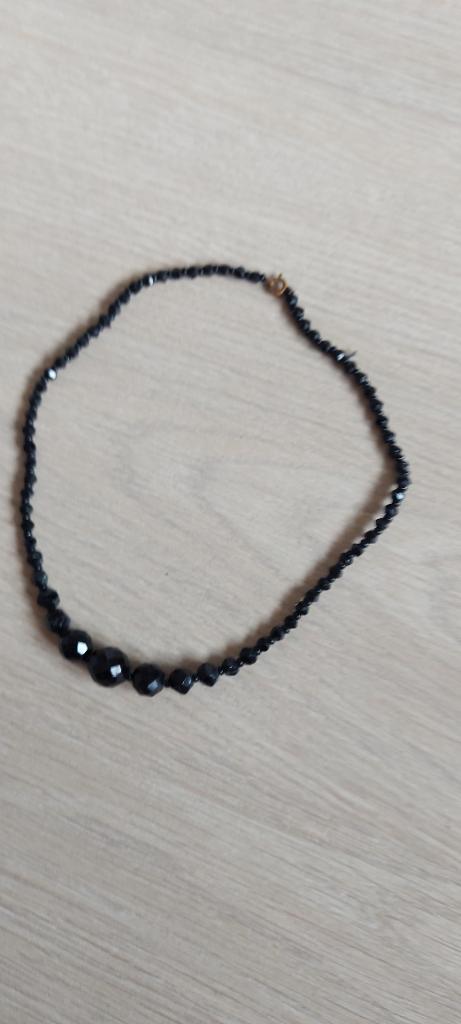 Rouw Ketting vintage, Ophalen of Verzenden, Overige materialen, Ketting