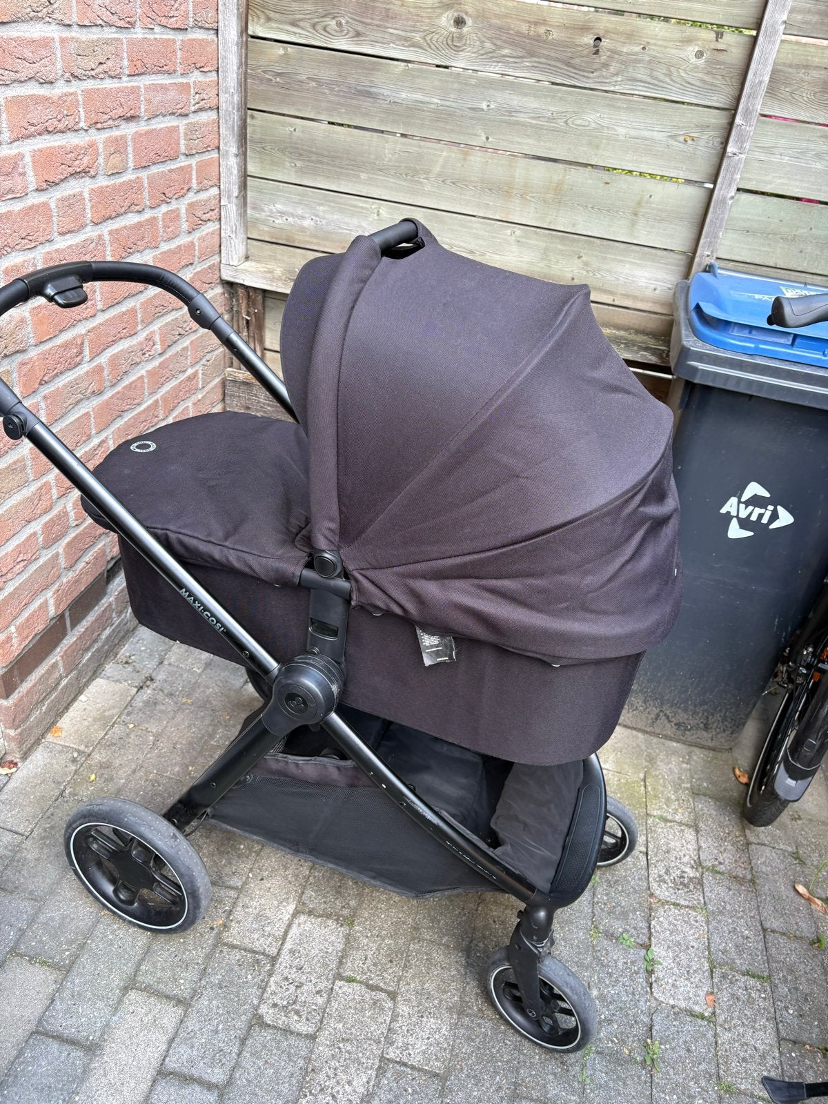 Maxi-Cosi Kinderwagen met Reiswieg, Zitje en Autostoel, Ophalen, Gebruikt, Combiwagen, Met autostoeltje