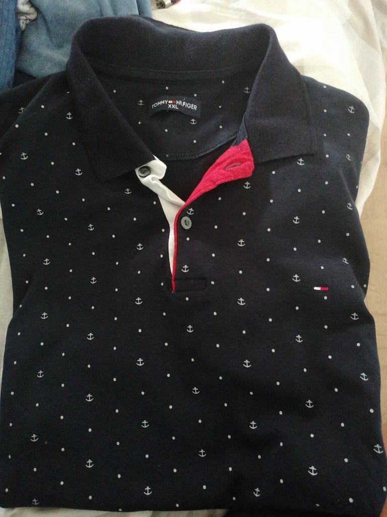 Tommy Hilfiger polo zgan maat XXL (valt als XL), Kleding | Heren, Polo's, Blauw, Tommy Hilfiger, Maat 56/58 (XL), Ophalen of Verzenden