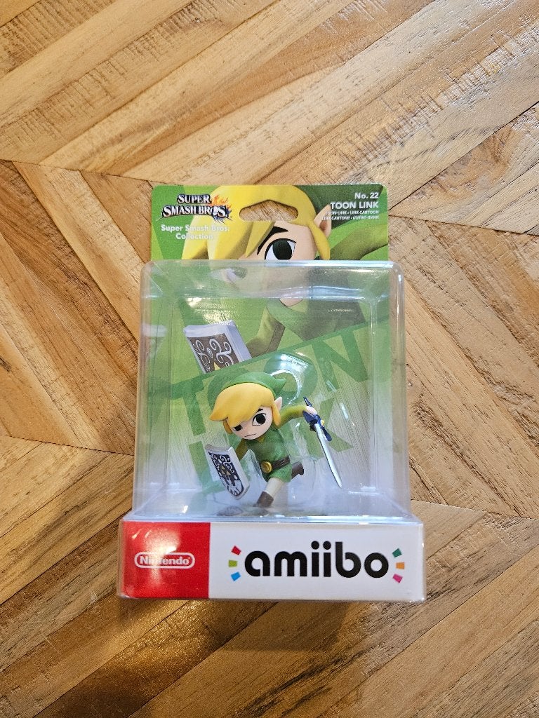 Toon Link Nintendo Amiibo - Zelda Wind Waker, Spelcomputers en Games, Avontuur en Actie, 1 speler, Ophalen of Verzenden, Zo goed als nieuw