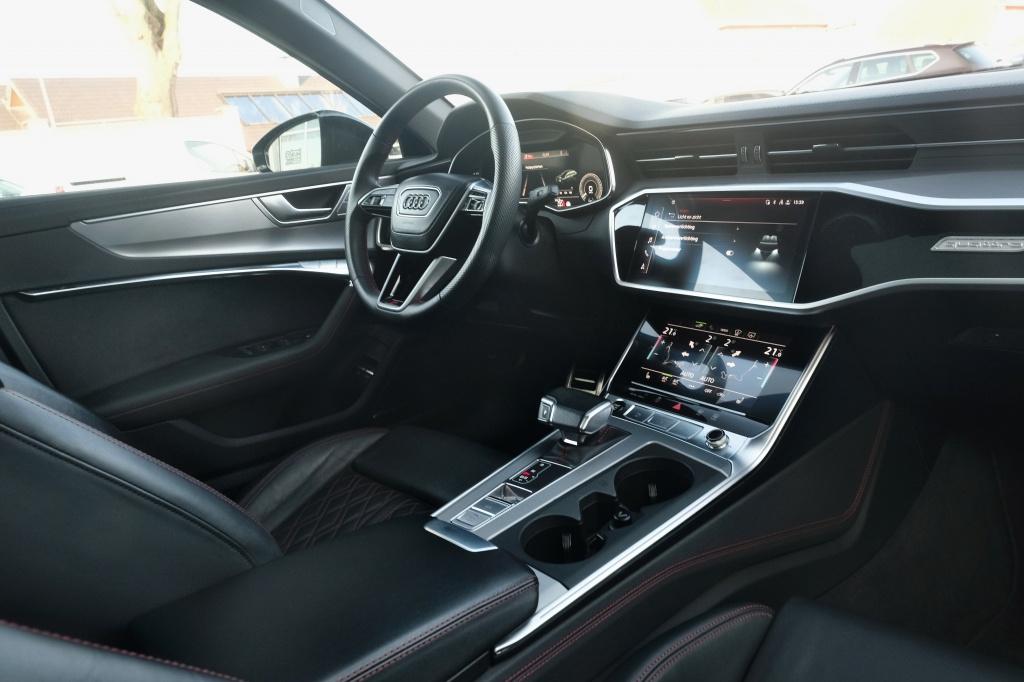 Audi A6 Avant 55 TFSI e S-Line Quattro RS-Stoelen, Pano, B&O, Auto's, Audi, Automaat, Gebruikt, Zwart, 4 cilinders