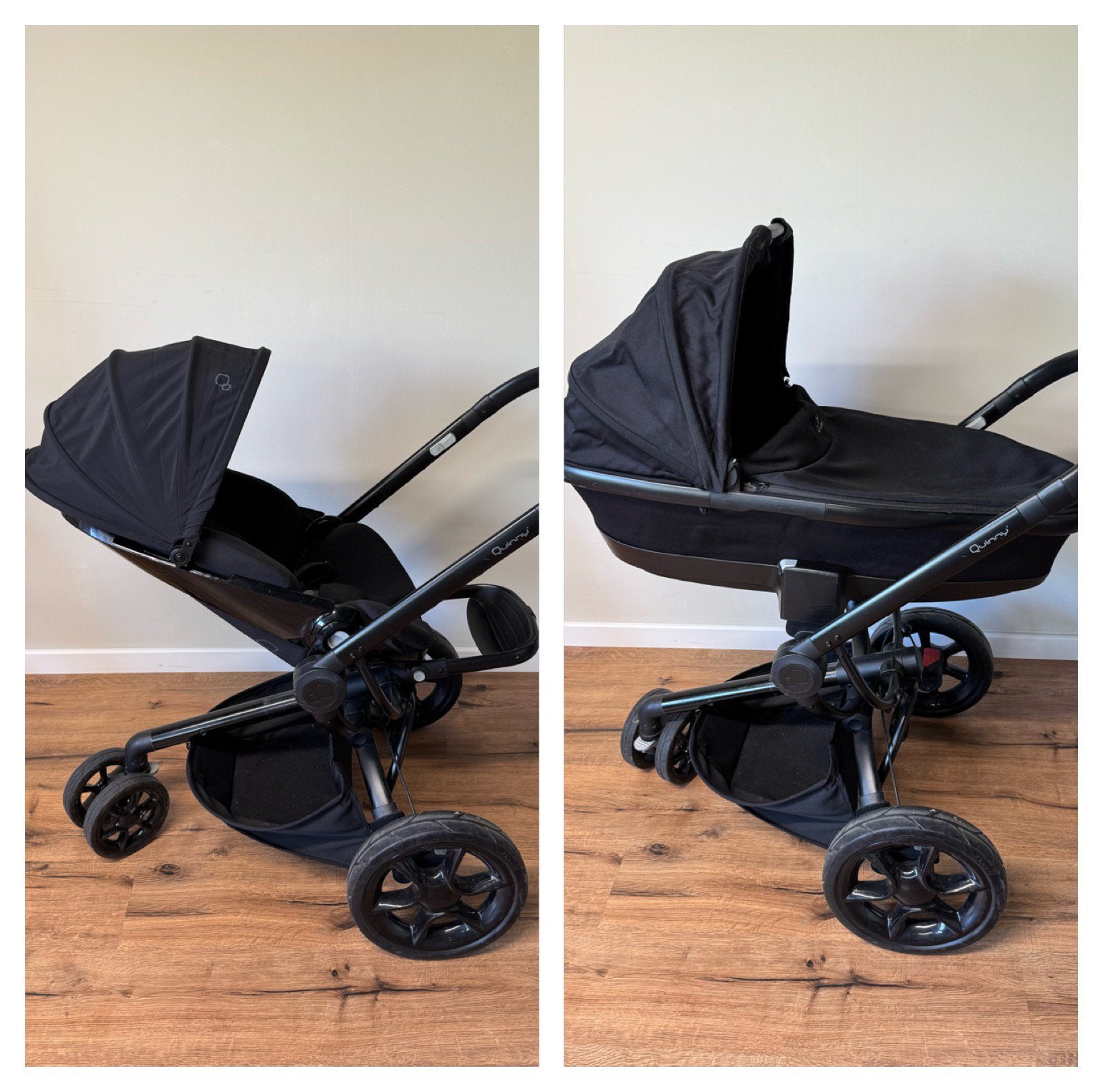 Complete kinderwagen set Quinny Moodd, Ophalen, Gebruikt, Quinny