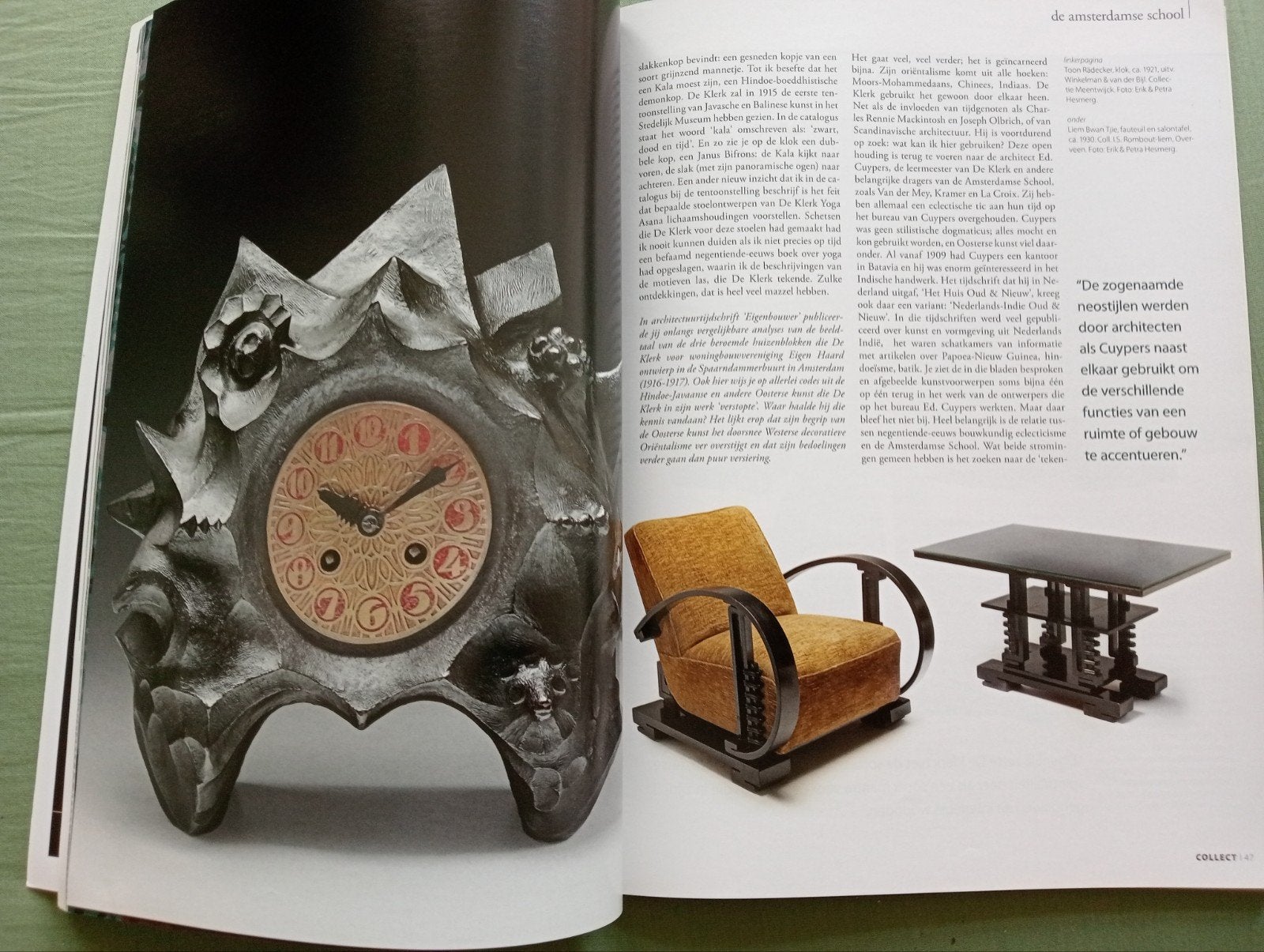 Collect Kunst Antiek Design - Amsterdamse School o.a, Ophalen of Verzenden, Gelezen, Overige typen