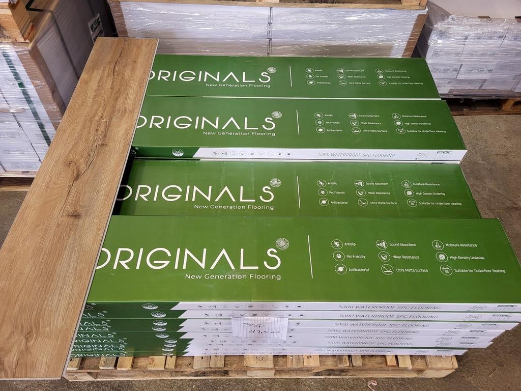 Pvc Klik Vloer 400 m2 (Nieuw in doos) Verschillende kleuren, Kunststof, 50 tot 150 cm, Overige typen, Nieuw