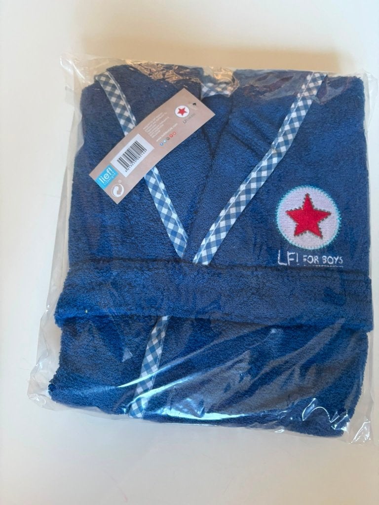 Nieuwe Lief! for Boys badjas - Maat 92, Kinderen en Baby's, Nieuw, Ophalen of Verzenden, Postbus 123, 1234 AB Amsterdam, Lief! Lifestyle