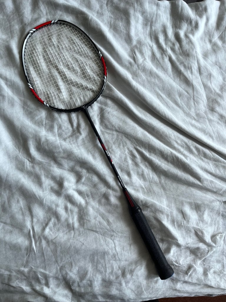 Badmintonracket en shuttles, Sport en Fitness, Badminton, Ophalen of Verzenden, Gebruikt, Racket(s)