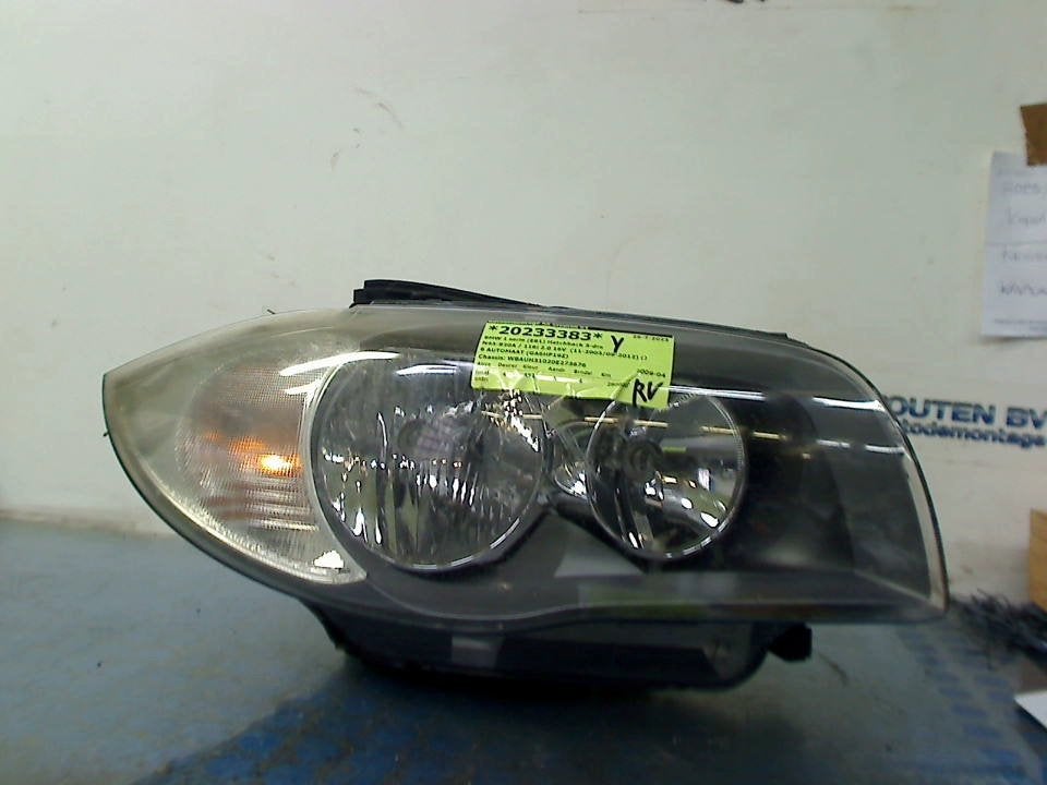 Koplamp Rechts BMW 1 serie (E81) 2009 63127249650, Gebruikt, Petuelring 130, München 80809, , Duitsland, BMW, Bayerische Motoren Werke AG