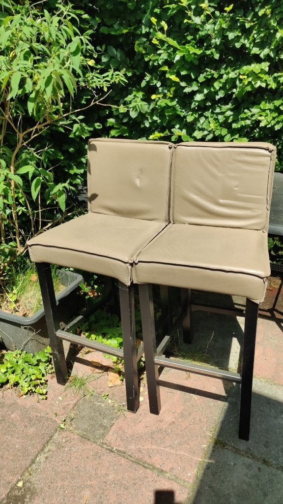 Bar chairs, Huis en Inrichting, Barkrukken, 2 krukken, Ophalen, Zo goed als nieuw, 60 tot 90 cm