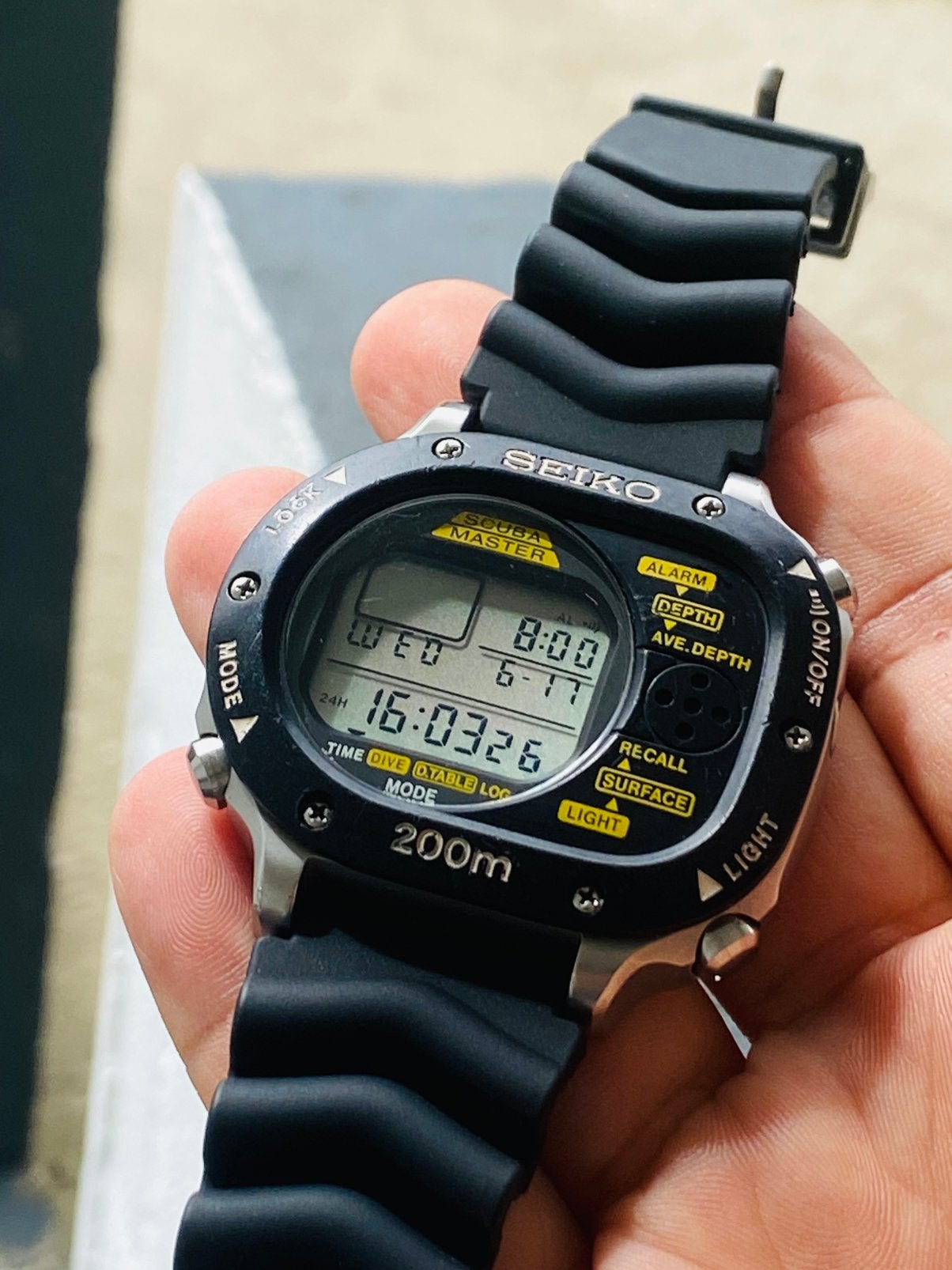 ZELDZAAM- SEIKO Scubamster 200 m- Service 2026-Bon aanwezig, Ophalen of Verzenden, Zo goed als nieuw, Staal, Seiko