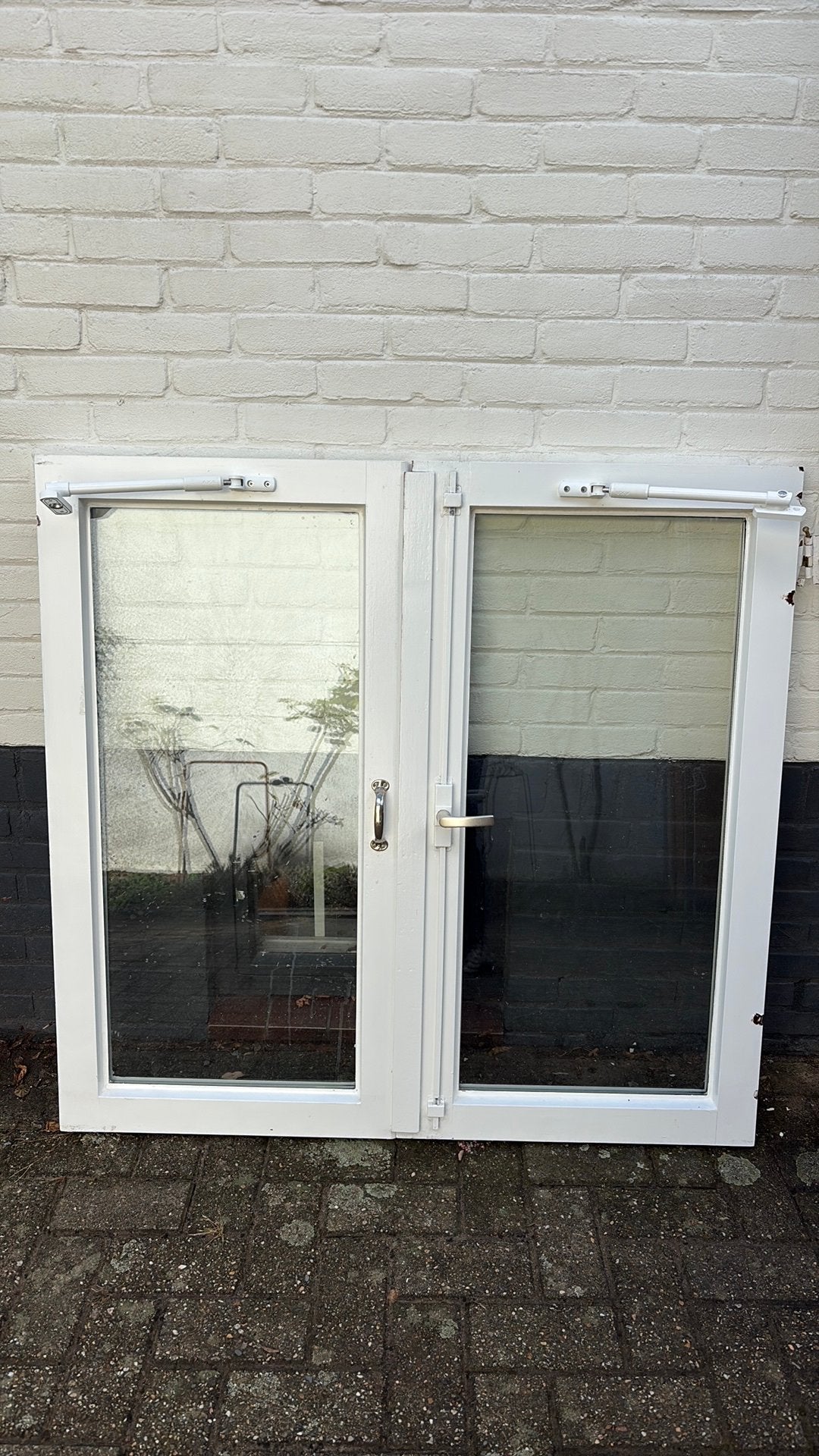 ramen ( dubbel glas), Ophalen, Gevelraam of Ruit, Gebruikt, 80 tot 120 cm