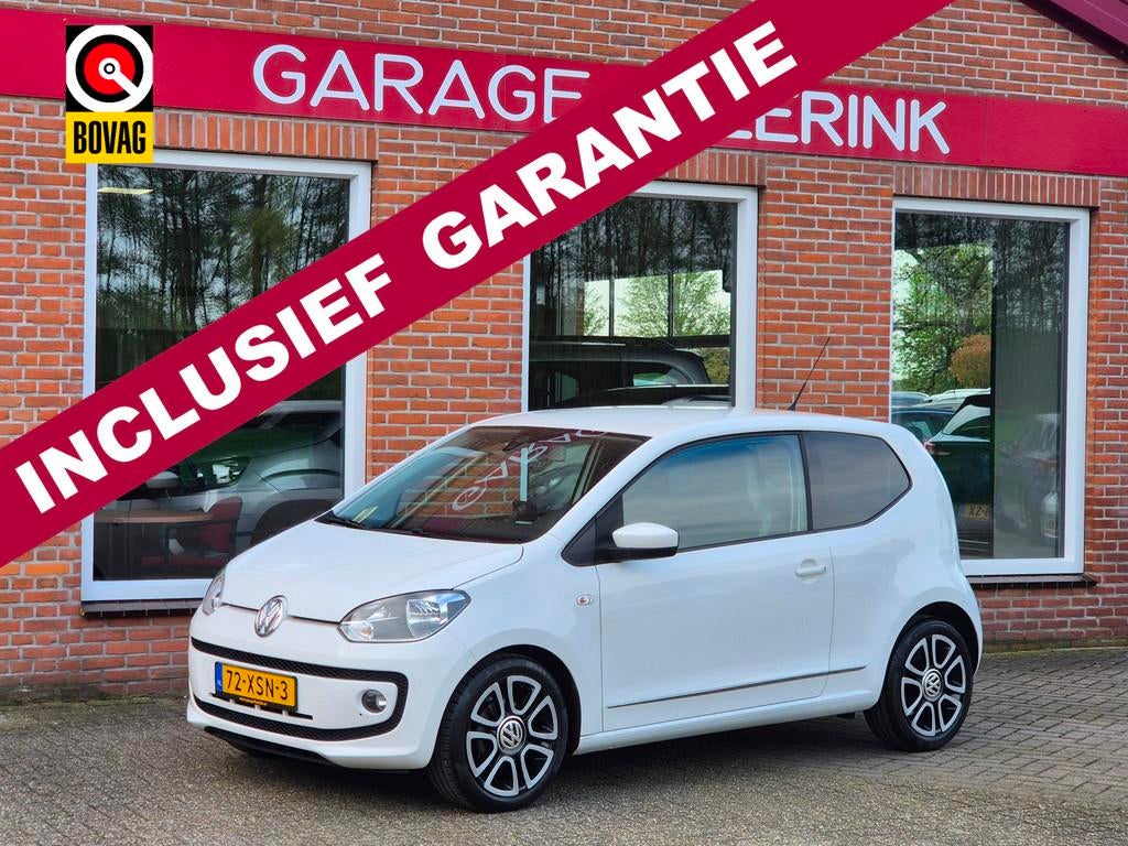 Volkswagen Up! 1.0 high up! BlueMotion 75PK 3drs airco, elek, Euro 5, Stof, Gebruikt, Up!