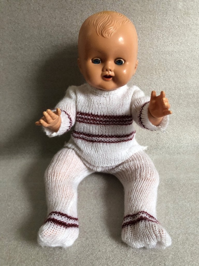 Grote Vintage OK Kader Pop 1960 39 cm, Verzamelen, Poppen, Ophalen of Verzenden, Gebruikt, Pop