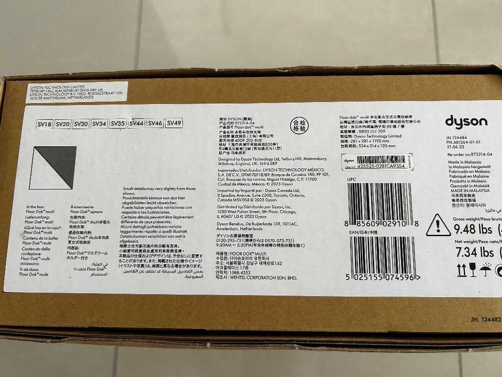 Cyclone V12 Detect Slim Dok Dockingstation - 972214-04, Witgoed en Apparatuur, Ophalen, Nieuw, Steelstofzuiger, Dyson