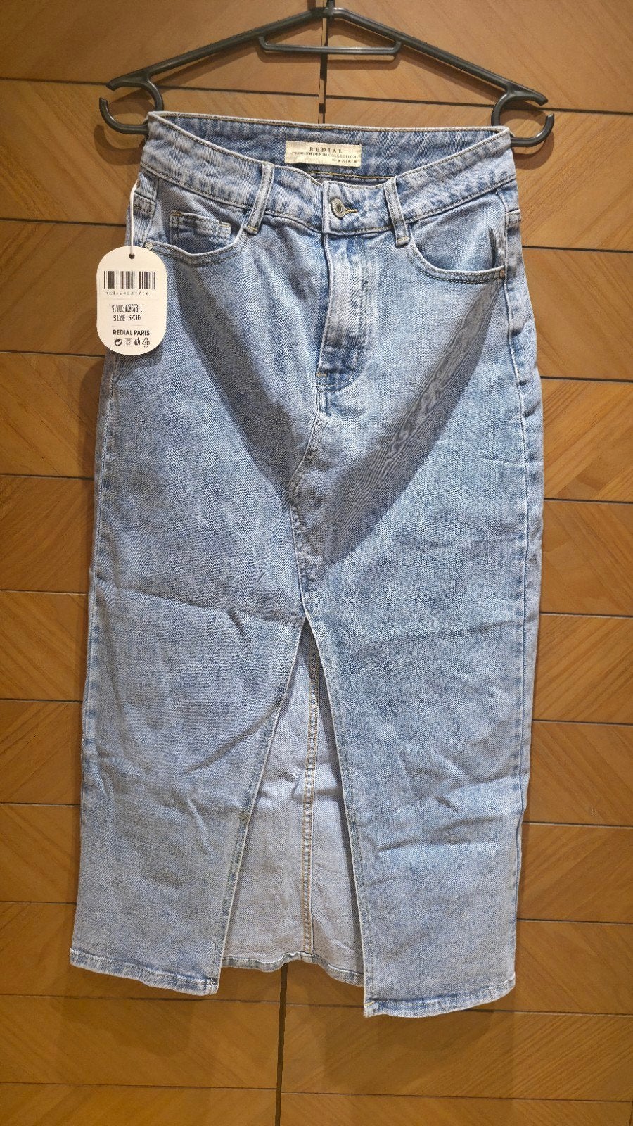 Lange spijkerrok maat S - Redial Paris, Blauw, Nieuw, Ophalen of Verzenden, Redial Paris