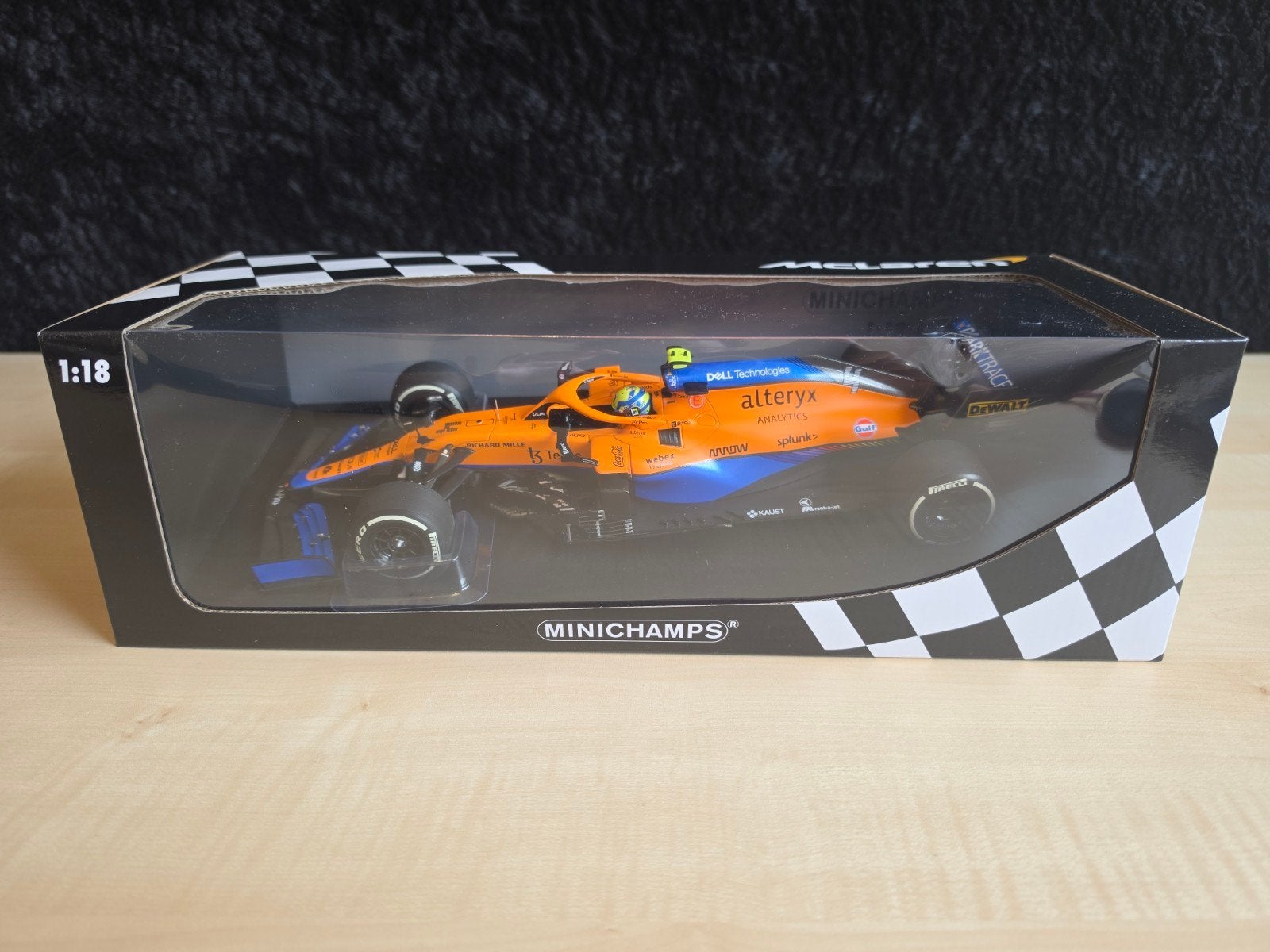 Minichamps McLaren F1 1:18 modelauto, Ophalen of Verzenden, Nieuw, Auto, MiniChamps