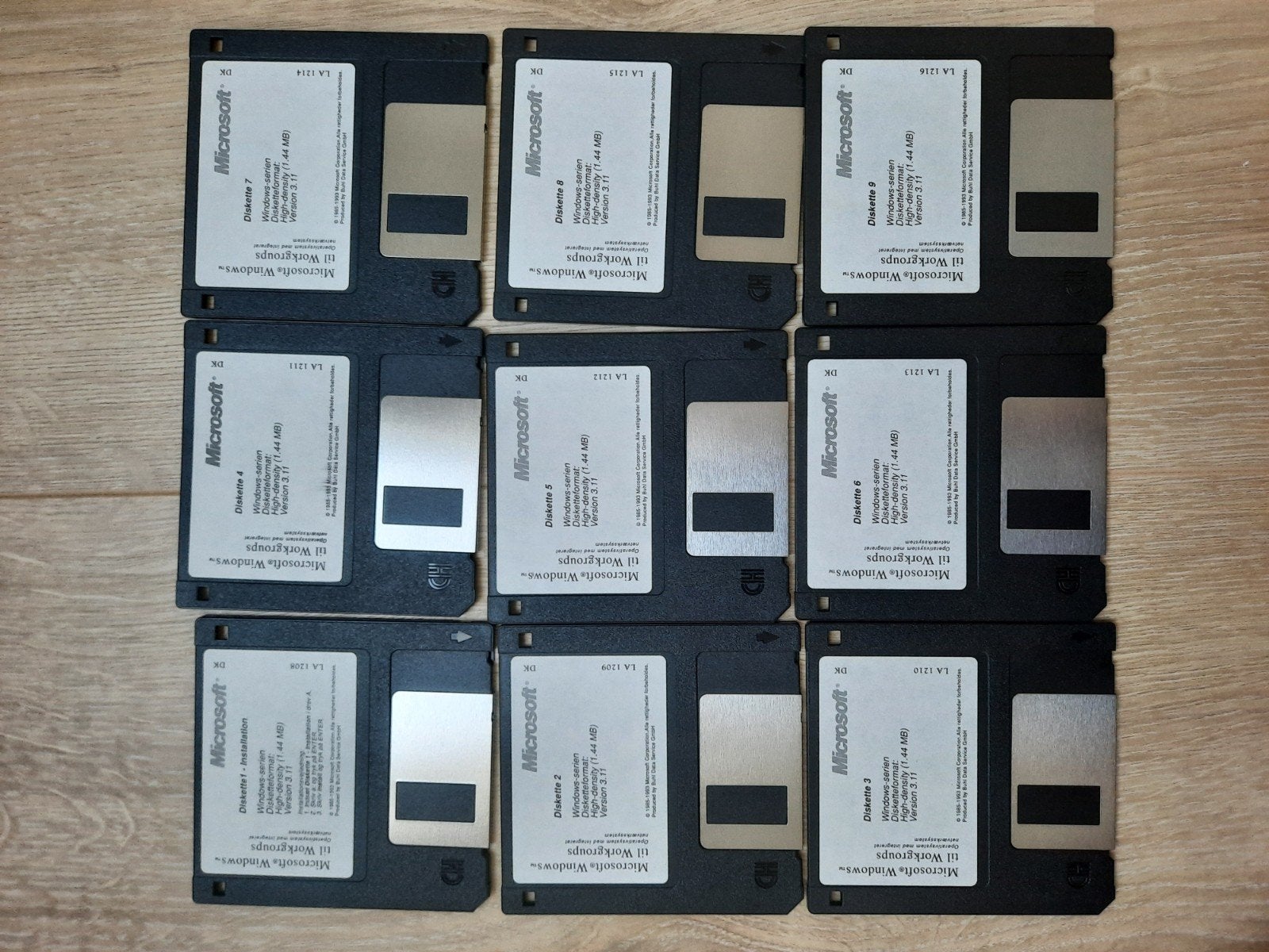 Microsoft Windows v 3.11 Denemarken, Computers en Software, Vintage Computers, Ophalen of Verzenden