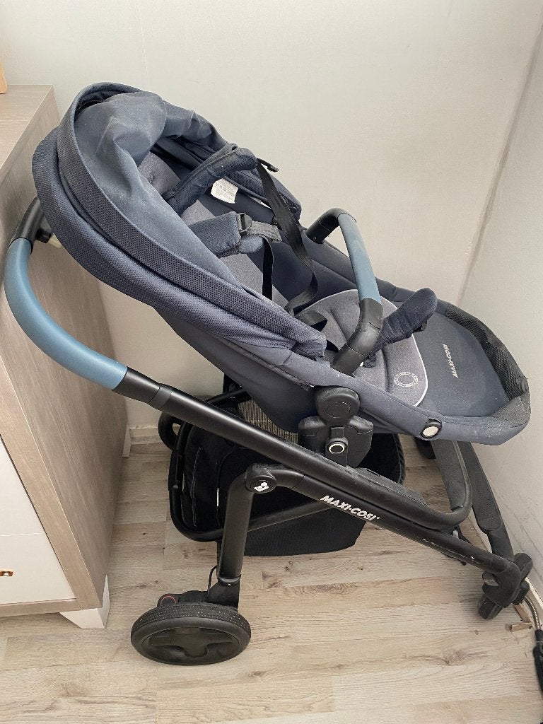 Maxi-Cosi Lila CP Kinderwagen incl reiswieg en autostoel etc, Gebruikt, Verstelbare duwstang, Maxi-Cosi, Ophalen