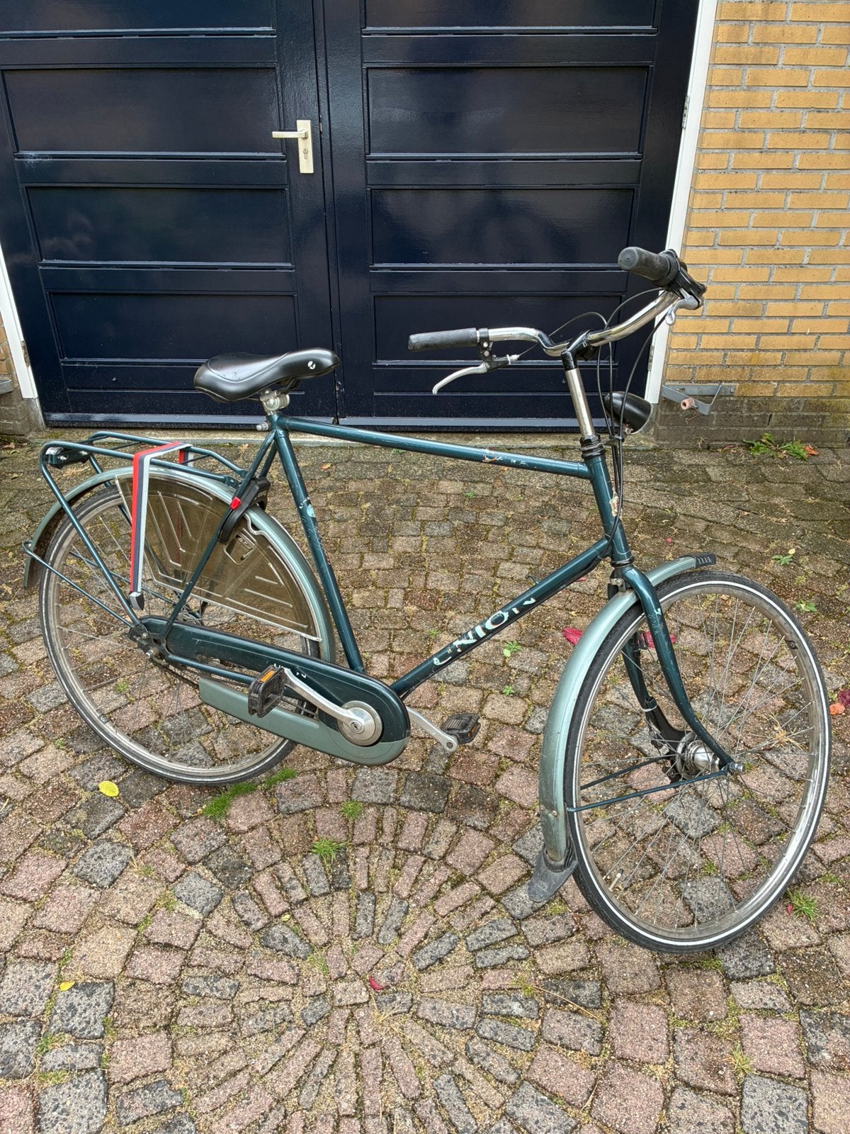 Union herenfiets met vier versnellingen, Gebruikt, Versnellingen, 57 tot 61 cm, Trommelrem