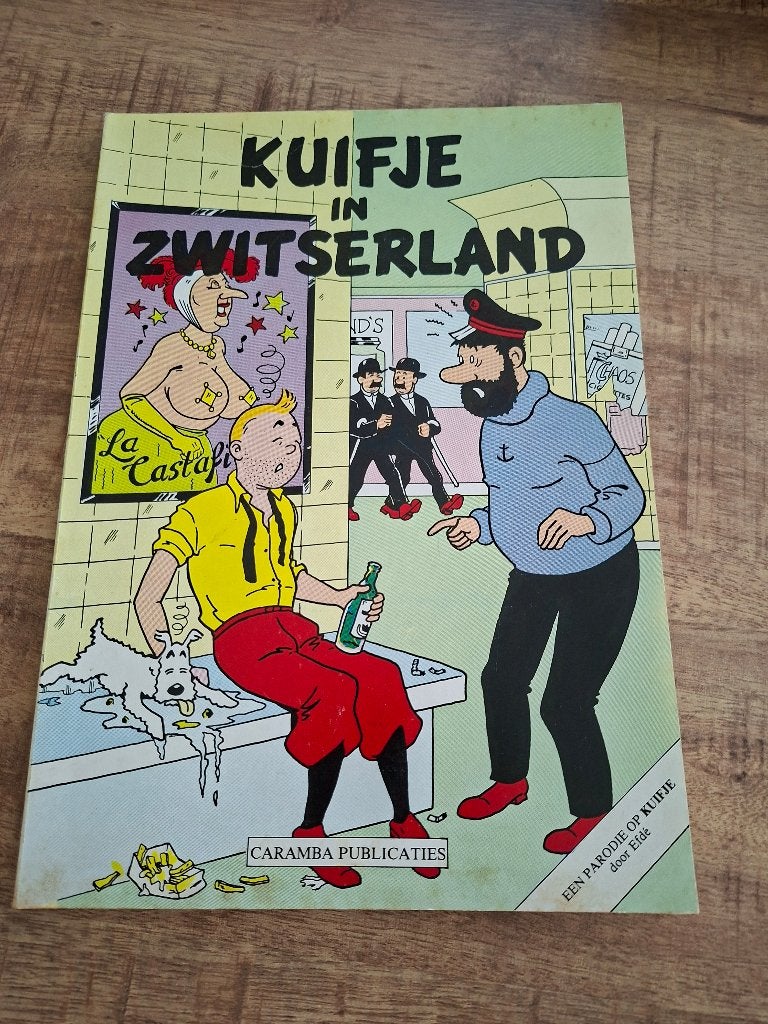 Kuifje in Zwitserland, Eén stripboek, Ophalen of Verzenden, Zo goed als nieuw
