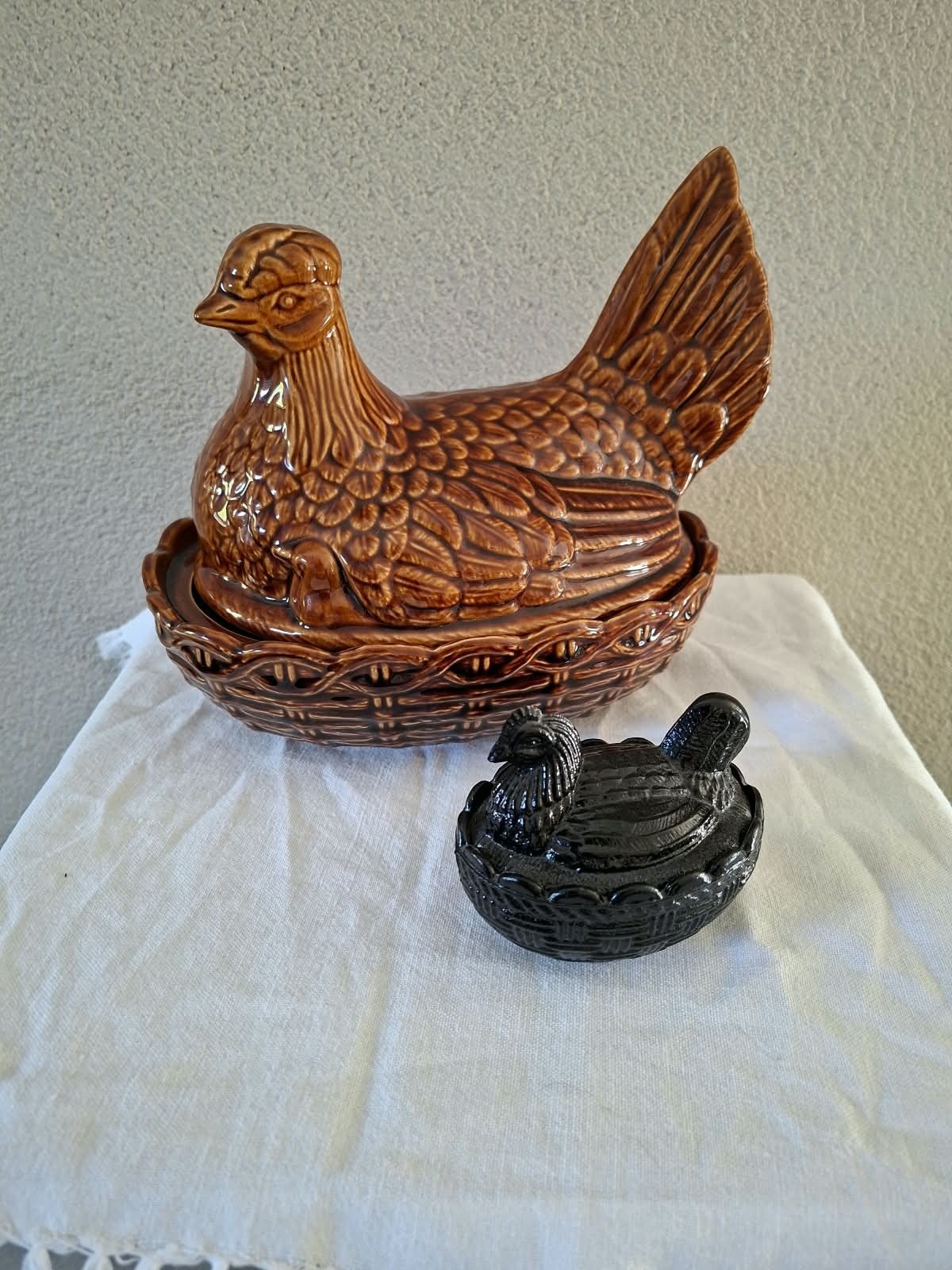 Portmeirion Oven To Table Kip Terrine Set - Bruin & Zwart, Ophalen of Verzenden