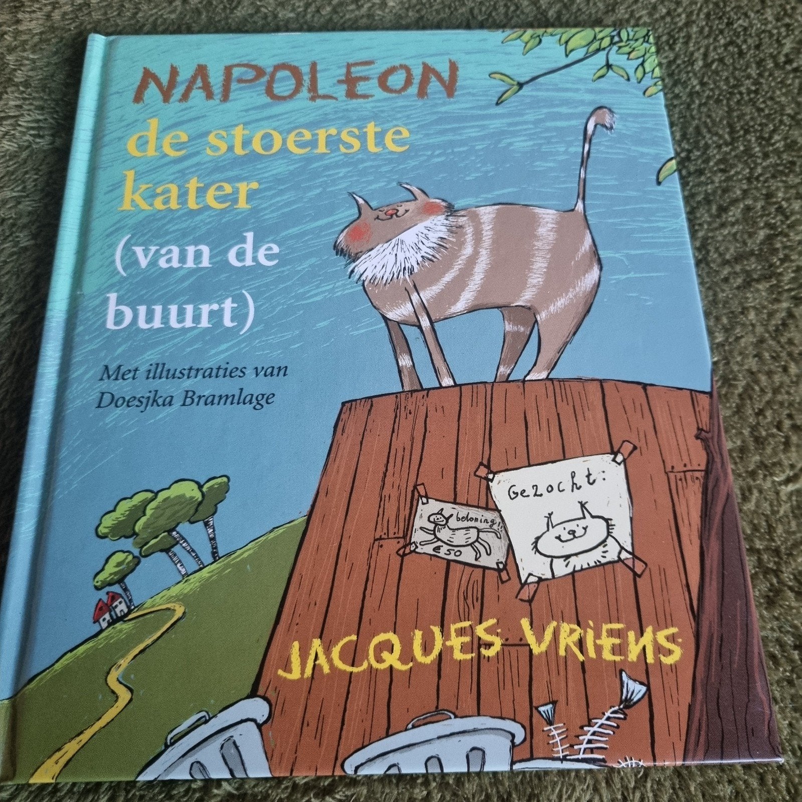 Napoleon de stoerste kater (van de buurt) - Jacques Vriens, Ophalen of Verzenden, Zo goed als nieuw, Jacques Vriens, Fictie algemeen