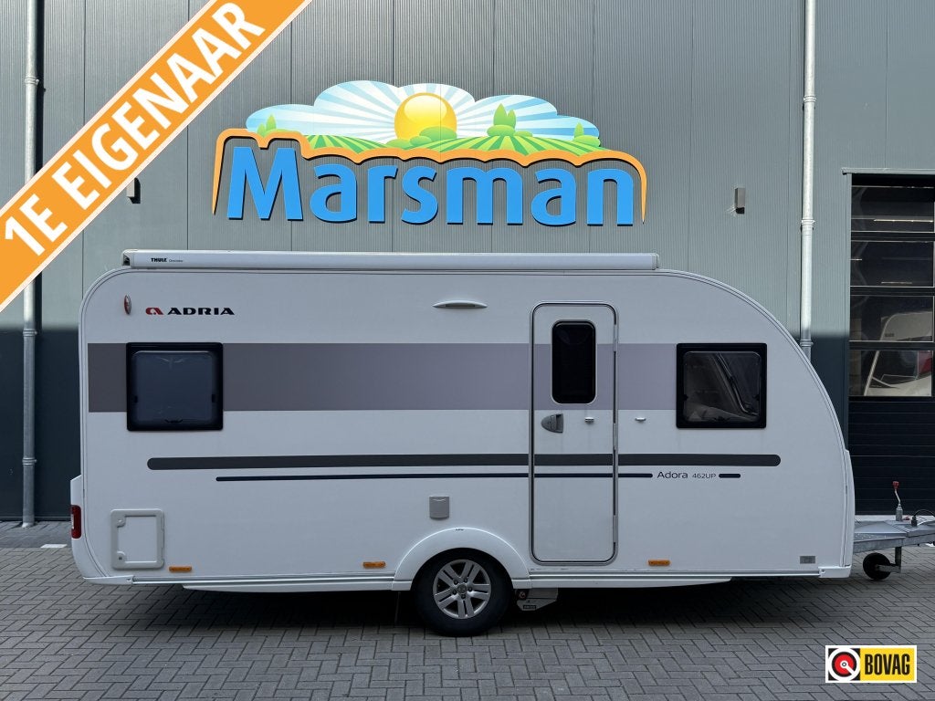 Adria Adora 462 UP, Caravans en Kamperen, Rondzit, Schokbreker, 5 tot 6 meter, Tot en met 4