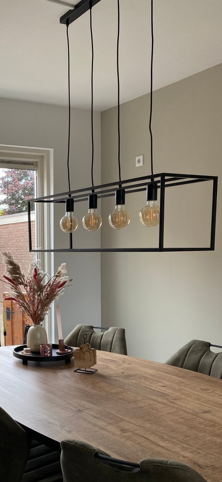 Hanglamp Kwantum, Ophalen, Zo goed als nieuw, Metaal, Industrieel