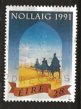 Ierland 4, wijzen uit het oosten, Verzenden, Ierland, Gestempeld