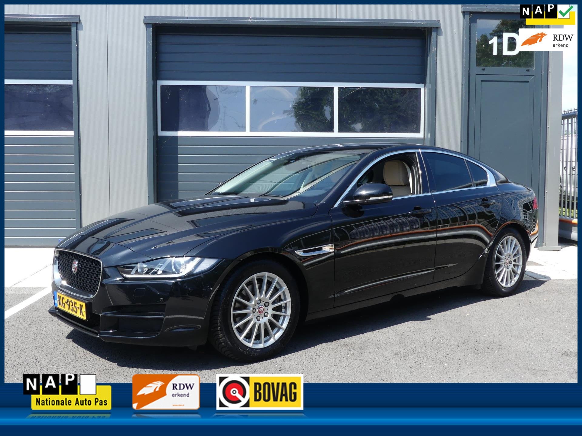 Jaguar XE / XF 2.0 D Portfolio AUTOMAAT Leer Navi LMV PDC Ca, Auto's, Automaat, Dealer onderhouden, Achterwielaandrijving, 4 cilinders