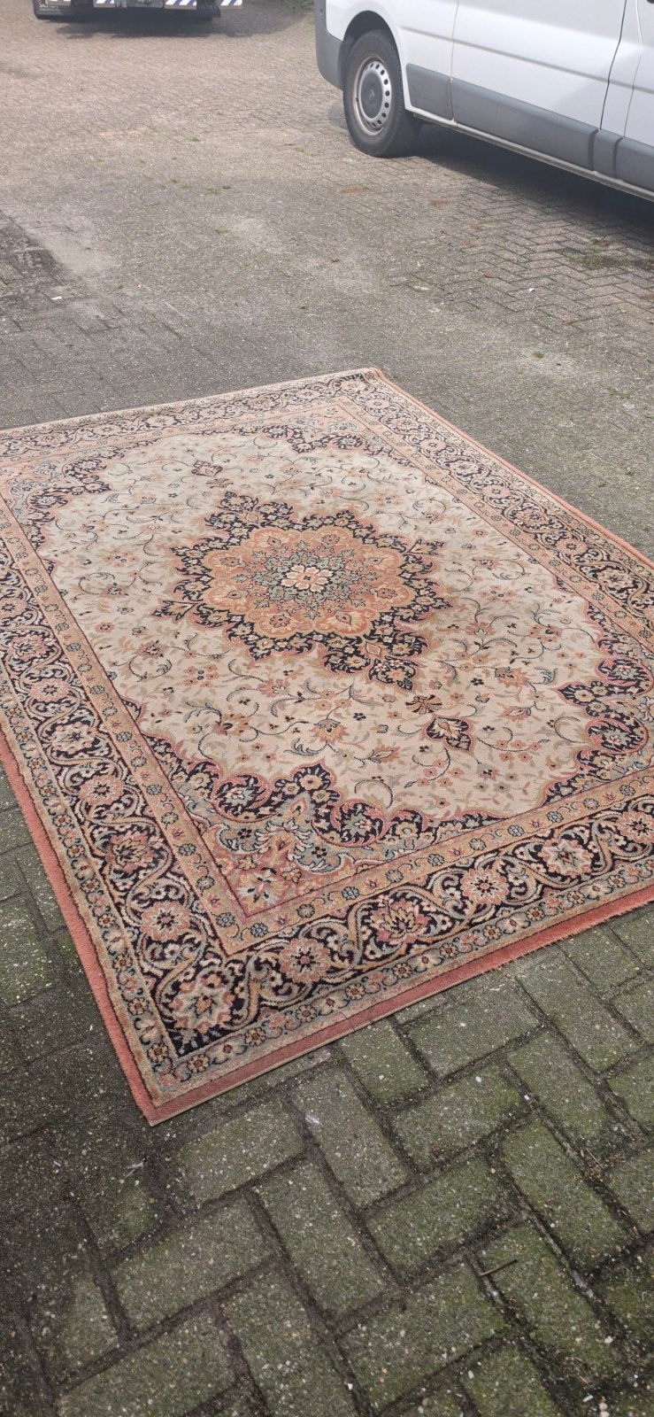 prachtig groot vintage Perzisch wollen tapijt 240x170!, Perzisch, 150 tot 200 cm, 200 cm of meer, Ophalen of Verzenden