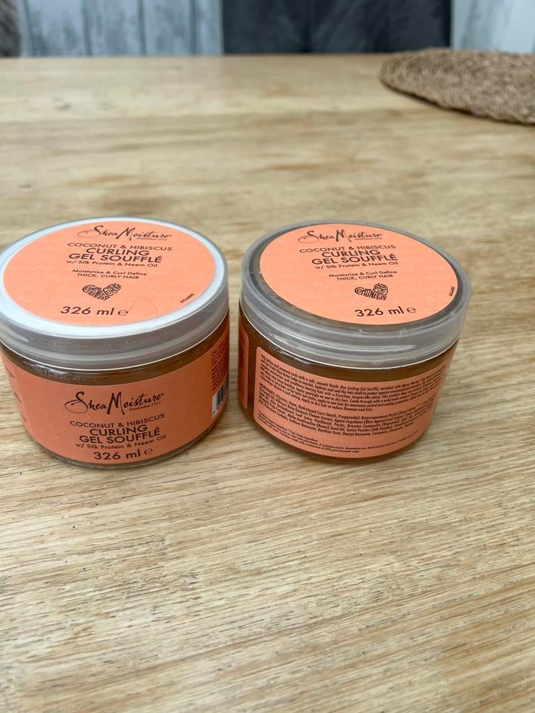 Shea Moisture Coconut & Hibiscus Curling Gel Soufflé, Ophalen of Verzenden, Nieuw