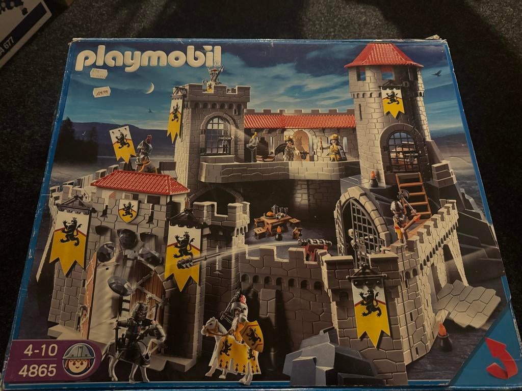 Compleet Playmobil Kasteel 4865 - Ridderkasteel, Ophalen of Verzenden, Zo goed als nieuw, Complete set