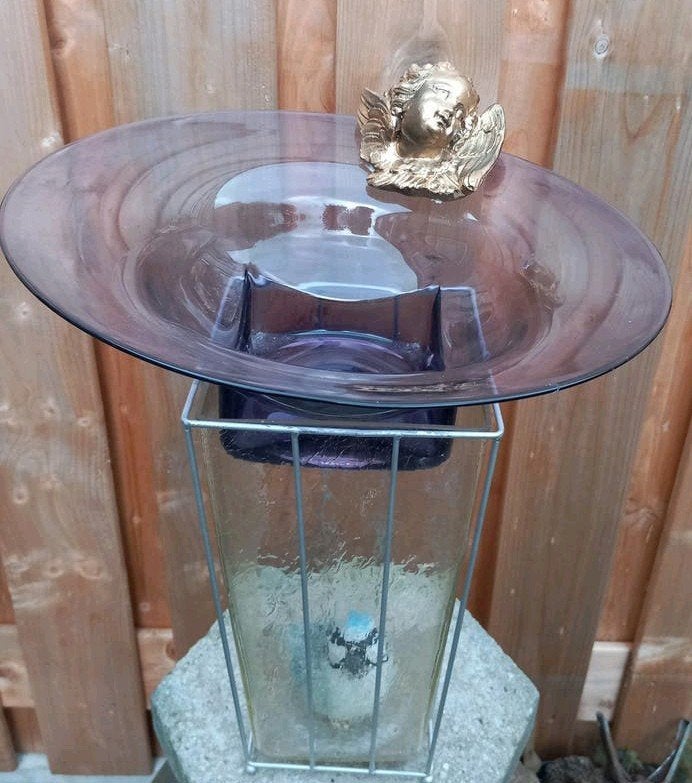 Vogelbad  🐦‍⬛🐦‍⬛Met Solar Fontein 💧💧& verlichting, Ophalen